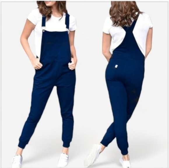 The Great Fantastic BKLYN Swoveralls Navy Blue Unisex Relaxed Overalls Large - Picture 1 of 7